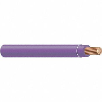 SOUTHWIRE Building Wire 6AWG THHN Str Pur 500ft, 4WZN7