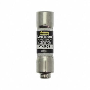 BUSSMANN Fuse Class CC 20A KTK-R Series, 4XC27