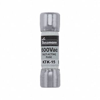 BUSSMANN Fuse Midget 15A KTK Series, 4XC43