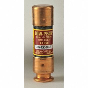 BUSSMANN Fuse Class RK1 10A LPN-RK-SP Series, 4XF52