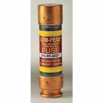 BUSSMANN Fuse Class RK1 60A LPN-RK-SP Series, 4XF58