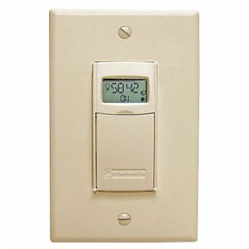 INTERMATIC Timer Elect WallSwitch 120-277V 20A LtAl, 4XGV6
