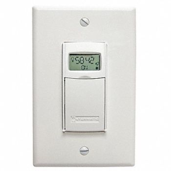 INTERMATIC Timer Elect. Wall Switch 120-277V 20A WH, 4XGV7