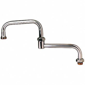 Spout Brass Fits T S Brass, 4XKL5
