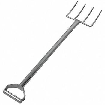 SANI-LAV Stainless Steel Fork 4 Tines 8 1/2 In, 4XKY8