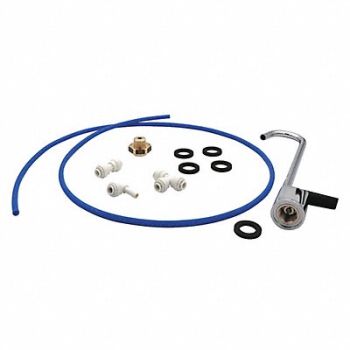 HALSEY TAYLOR Gooseneck Glass Filler Kit SS H 6 in, 4XR77