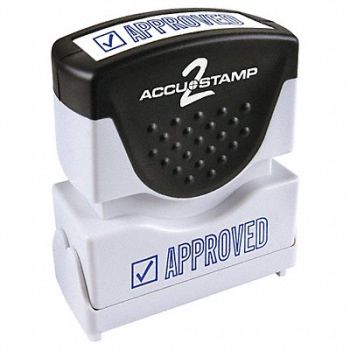 ACCUSTAMP 2 D3769 Message Stamp Approved, 4XRF9