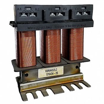 KDR-LINE REACTORS Input Line Reactor Open Low Z 3 hp 4.8 A, 4XTD5