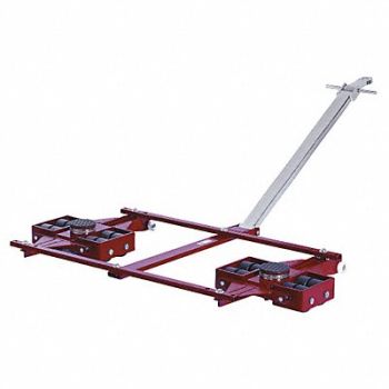 GKS-PERFEKT Tandem Machine Dolly 44 000 lb Steel, 4YCT8