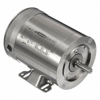 LEESON Motor 1/2 HP 1725 56C 208-230/460V, 4YED7