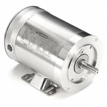 LEESON Motor 1 HP 3450 56C 208-230/460V, 4YEE1