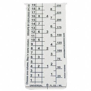 DEVILBISS Disposable Measuring Guide Inserts PK10, 4YEJ1