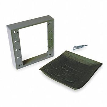 BELL Extnsion Box Alum For 2-Gang Elctrcl Box, 4YF23