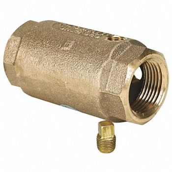 CAMPBELL Spring Check Valve Brass 1 FNPT, 4YFC8