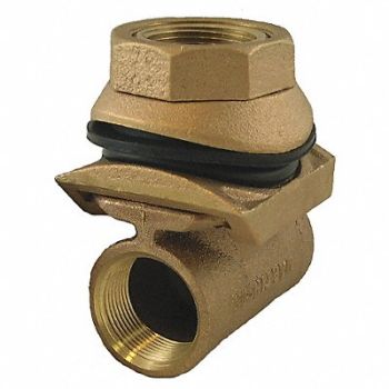 CAMPBELL Pitless Adapter 1 Brass, 4YFD2