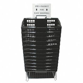 GRAINGER APPROVED G1931 Hand Basket Polypropylene8 5/8 in PK12, 4YFF1