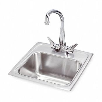 Elkay Bar Sink Pkg Rect 12inx9-1/4inx7in, 4YJ88