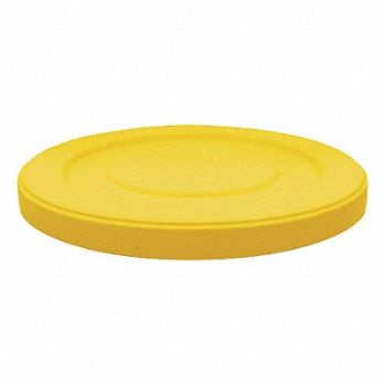TOUGH GUY Cobra Can Lid FG Yellow 20-30 Gal, 4YKL2