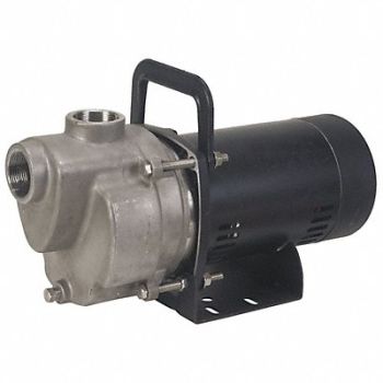 DAYTON Self Priming Pump 1/3 HP 304 SS, 6GPG3