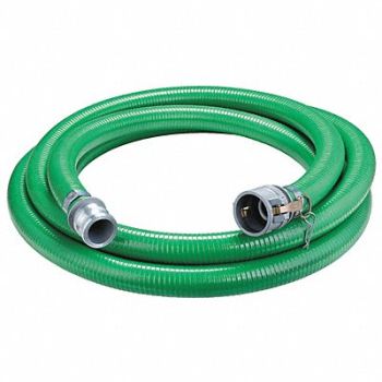 CONTINENTAL Water Hose 3 ID x 10 ft Green, 55CG49