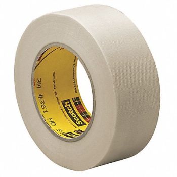 3M Glass Cloth Tape 1/2 in x 60 yd 5.4mil, 15D056
