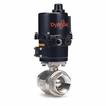 DYNAQUIP CONTROLS Electronic Ball Valve SS 2 In., 4YM63
