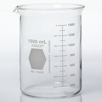 KIMBLE KIMAX Beaker Low Form Glass 400mL PK48, 38VK07