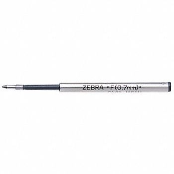 ZEBRA PEN Pen Ink Refill Ballpoint Black PK2, 4YNZ6