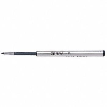 ZEBRA PEN Pen Ink Refill Ballpoint Black PK2, 4YNZ8