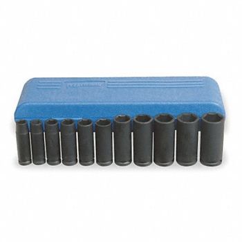 WESTWARD Impct Skt St Steel Blk Oxd 1/2- 1 1/8 in, 4YP62