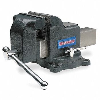 WESTWARD Combination Vise Serrated Jaw 10 L, 6RA23