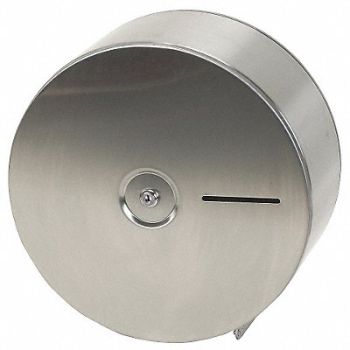 TOUGH GUY Toilet Paper Dispenser (1) Roll SS, 4YRE6