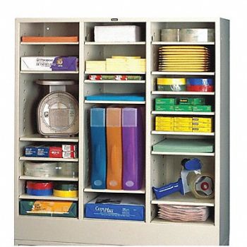 TENNSCO Literature Sorter Letter Size Light Gray, 4YTC8