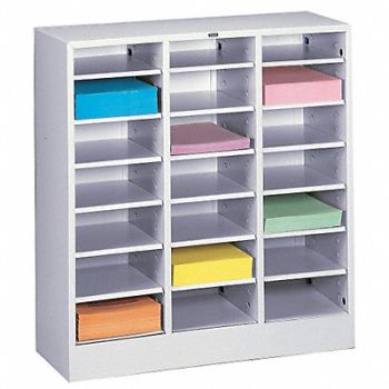 TENNSCO Literature Sorter Legal Size Light Gray, 4YTD2