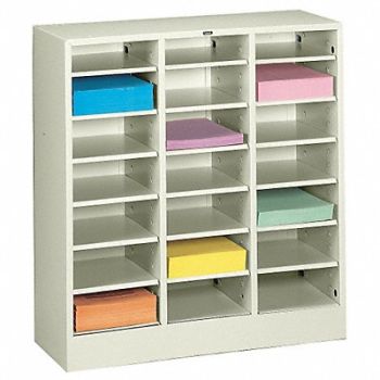 TENNSCO Literature Sorter Letter Size Putty, 4YTC9