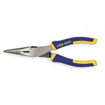 IRWIN VISE-GRIP Long Nose Plier 6 L Serrated, 4YU71