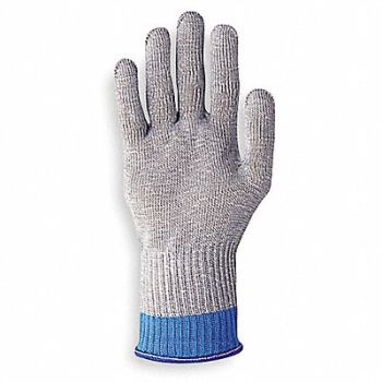 WHIZARD Cut Resistant Glove Silver Reversible L, 4YV26