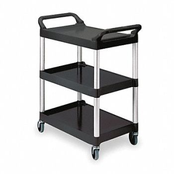 RUBBERMAID COMMERCIAL PRODUCTS Utility Cart 200 lb Load Cap. Plastic, 4YX40