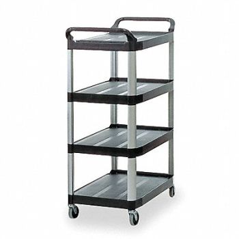 RUBBERMAID COMMERCIAL PRODUCTS Utility Cart 300 lb Load Cap. PE, 4YX44