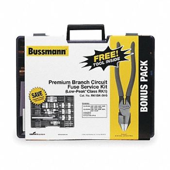 BUSSMANN Fuse Kit 39 Fuse Class RK-1, 4YY92