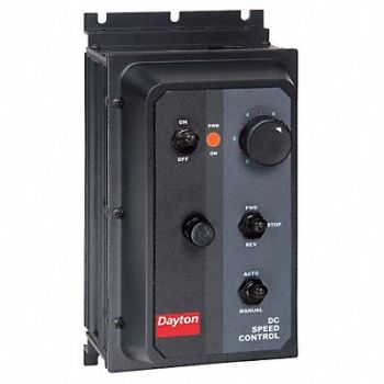 DAYTON DC Speed Control 0 to 90/180V DC 10 A, 4Z829