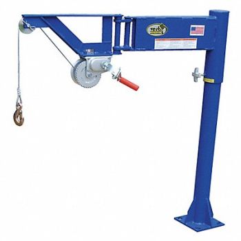 VESTIL Davit Crane Van 400 Lb Manual, 4ZB24