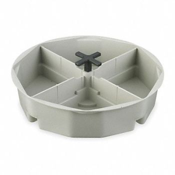 CLC Bucket Tool Organizer Plastic Off-White, 4ZB51