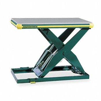 SOUTHWORTH Scissor Lift Table 4000 lb 115V 1 Phase, 4ZC14