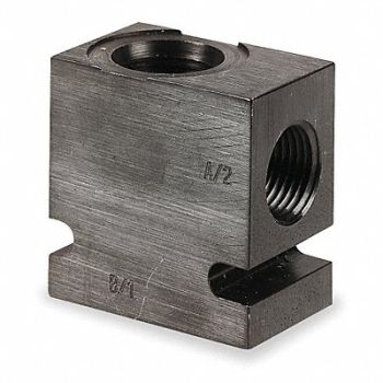 PARKER Valve Base 9/16-18 SAE Steel 8-2 Cavity, 4DMN6
