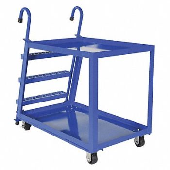 VESTIL Stock Picking Ladder Cart 1000 lb., 4ZD43