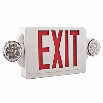 LITHONIA LIGHTING ExtSgn EmLt Thermpl Nic Cad LED 4.3W, 4ZDA7