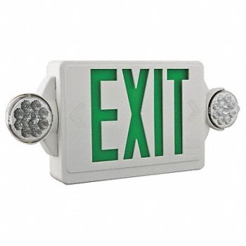 LITHONIA LIGHTING ExtSgn EmLt Thermopl Nic Cad LED 4.3W, 4ZDA8