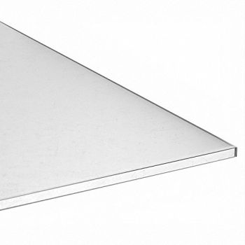GRAINGER APPROVED Plate Stock SS 12 in Overall W, 4ZDU4