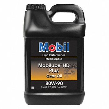 Mobilube HD Plus 80W90 Gear Oil 2.5 gal., 4ZF27